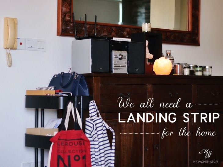 landing strip for home prevent clutter