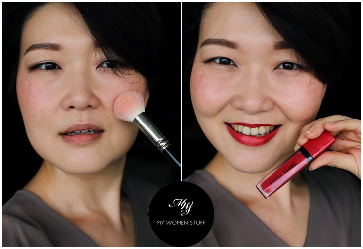 simple makeup tutorial cheeks and lips
