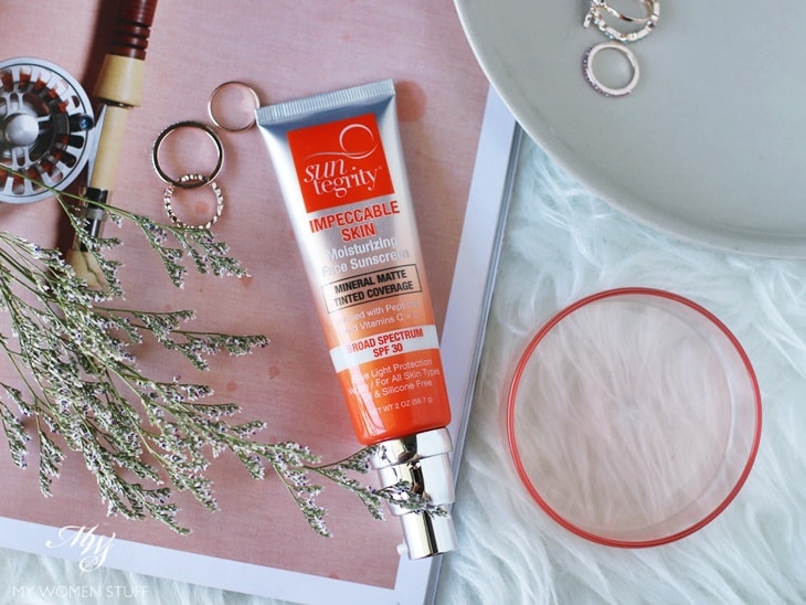 suntegrity impeccable skin tinted sunscreen