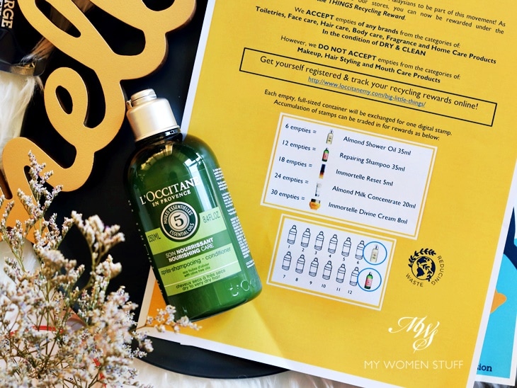 l'occitane big little thing recycling programme
