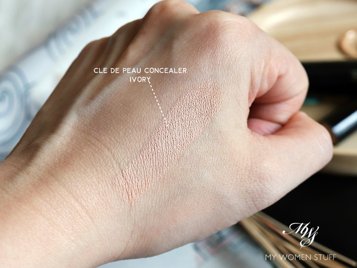 cle de peau concealer ivory swatch