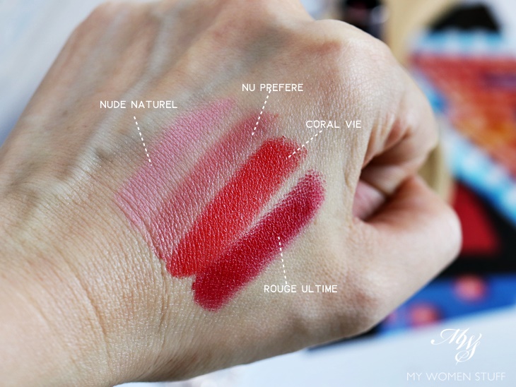laura mercier rouge essential silky creme swatches