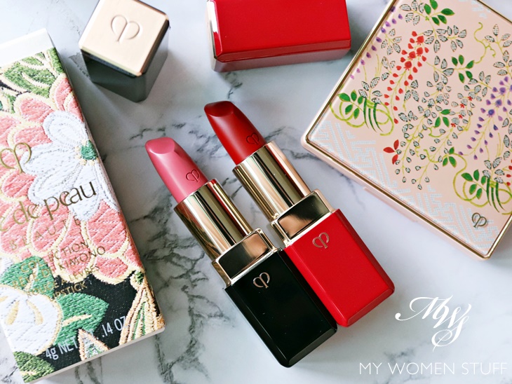 Clé de Peau Beauté Rêve de Kimono lipstick cashmere red passion, lipstick n silk passion