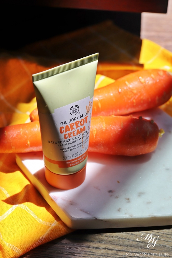 the body shop carrot cream