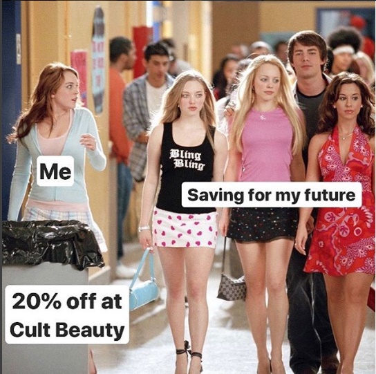 cult beauty meme