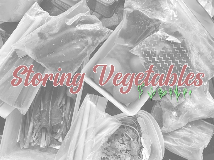 storing vegetables