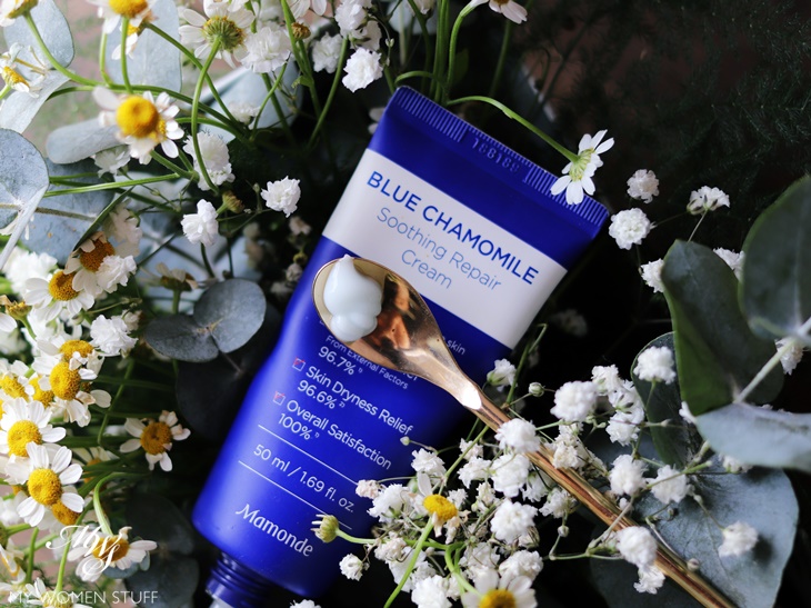 mamonde blue chamomile soothing repair cream