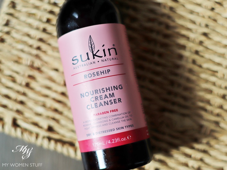 sukin rosehip nourishing cream cleanser