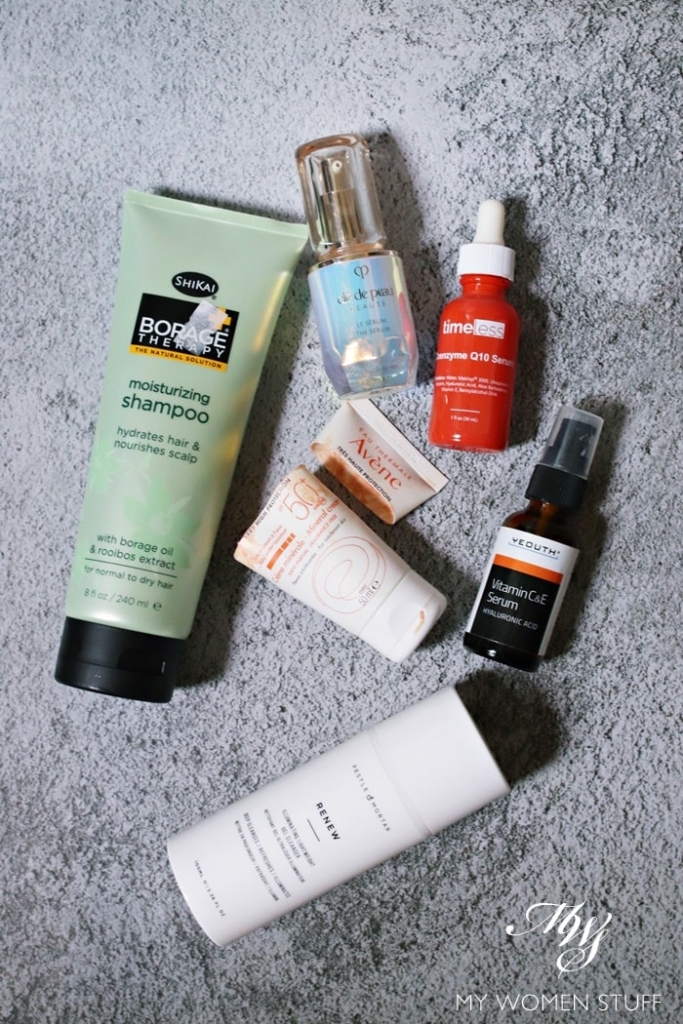 empty skincare products