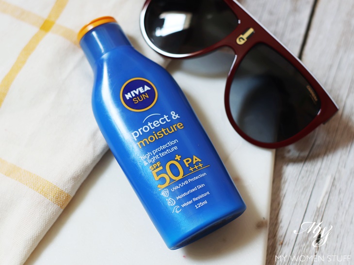 interieur maagpijn Voor type Review: Nivea Sun Protect & Moisture SPF50+ PA+++ - My Women Stuff