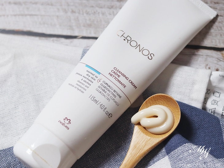 Review: Natura Chronos Cleansing Cream - My Women Stuff