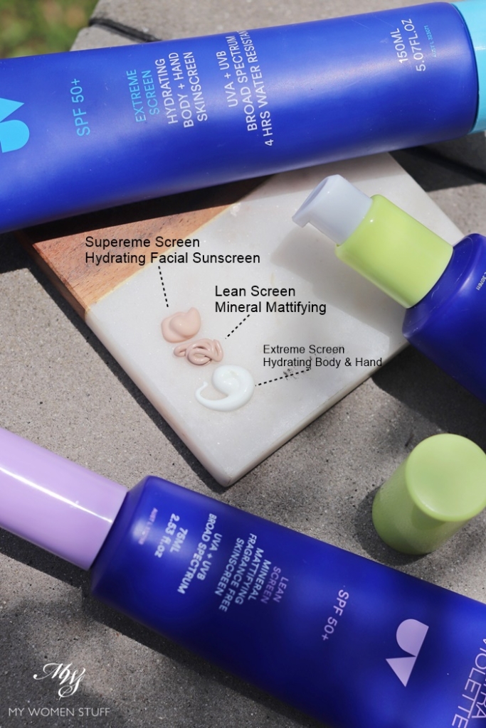 ultra violette sunscreen swatches