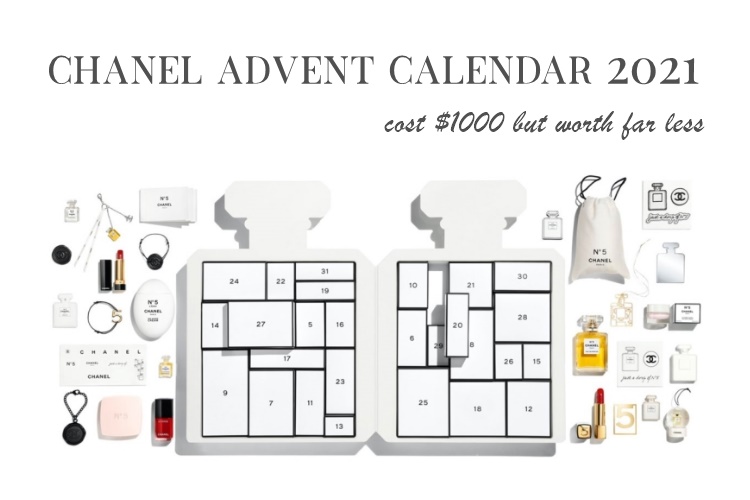 chanel advent calendar 2021