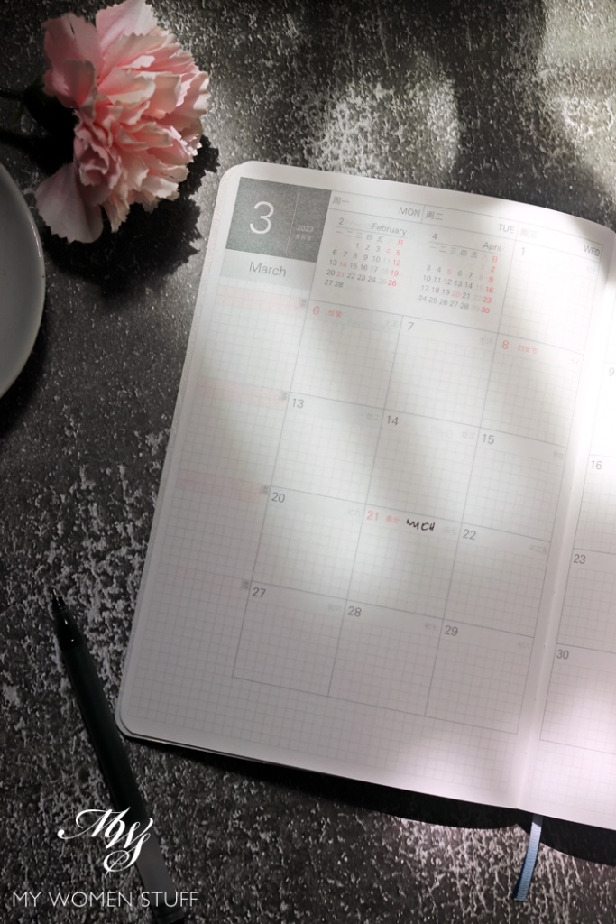 Review Kinbor A5 Planner Vertical planner My Women Stuff